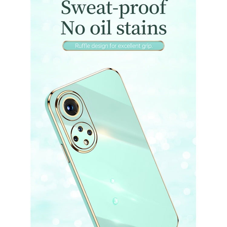 XINLI Straight Edge 6D Electroplate TPU Phone Case, For Honor 50 SE, For Honor Play 3, For Honor Play 5T Youth