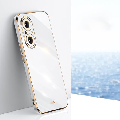 XINLI Straight Edge 6D Electroplate TPU Phone Case, For Honor 50 SE, For Honor Play 3, For Honor Play 5T Youth