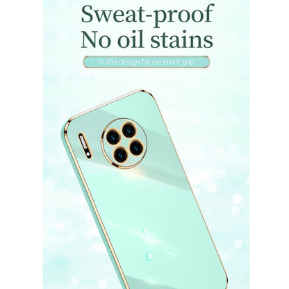 XINLI Straight Edge 6D Electroplate TPU Phone Case with Ring Holder, For Huawei Mate 30, For Huawei Mate 30 Pro, For Huawei Mate 40