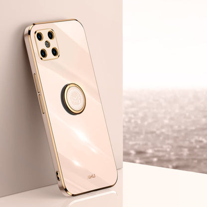 XINLI Straight Edge 6D Electroplate TPU Phone Case with Ring Holder, For Huawei nova 8 5G, For Huawei nova 8 Pro 5G, For Huawei nova 8 SE