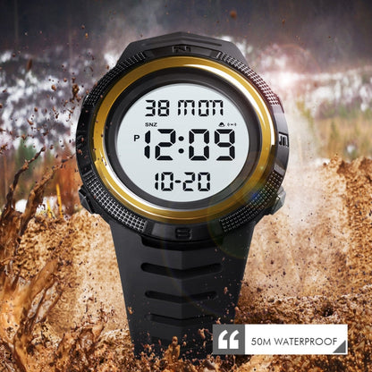 SKMEI 1632 Dual Time Display Luminous Electronic Watch, Support Alarm Clock