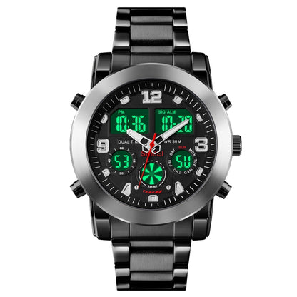 SKMEI 1642 Three-time Display Luminous Electronic Watch, Support Alarm Clock