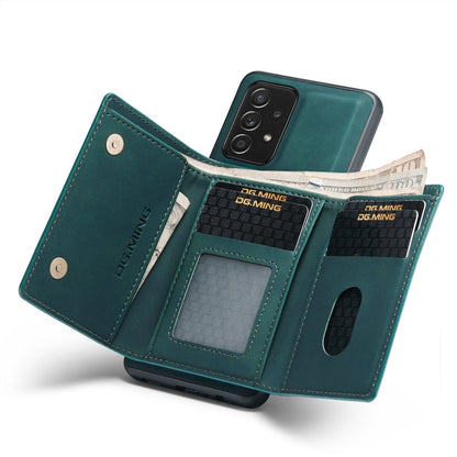 DG.MING M1 Series 3-Fold Multi Card Wallet + Magnetic Back Cover Shockproof Case with Holder Function, For Samsung Galaxy A52 5G / 4G, For Samsung Galaxy A72 5G / 4G, For Samsung Galaxy Note20, For Samsung Galaxy S20 FE