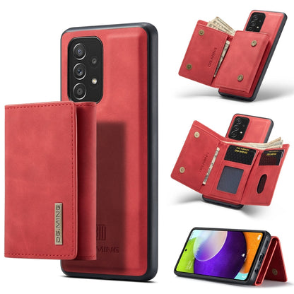 DG.MING M1 Series 3-Fold Multi Card Wallet + Magnetic Back Cover Shockproof Case with Holder Function, For Samsung Galaxy A52 5G / 4G, For Samsung Galaxy A72 5G / 4G, For Samsung Galaxy Note20, For Samsung Galaxy S20 FE