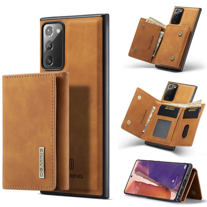 DG.MING M1 Series 3-Fold Multi Card Wallet + Magnetic Back Cover Shockproof Case with Holder Function, For Samsung Galaxy A52 5G / 4G, For Samsung Galaxy A72 5G / 4G, For Samsung Galaxy Note20, For Samsung Galaxy S20 FE