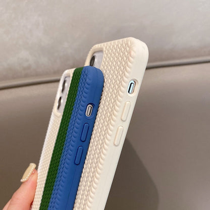 Herringbone Texture Silicone Protective Case, For iPhone 11