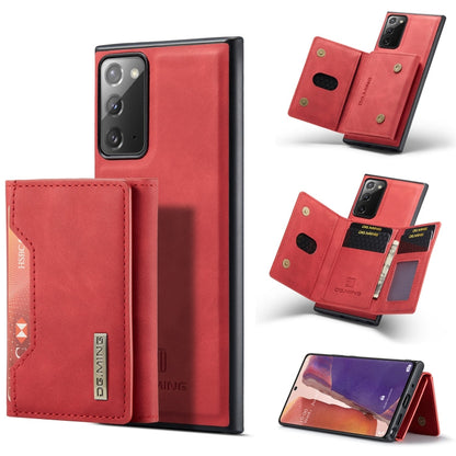DG.MING M2 Series 3-Fold Multi Card Bag + Magnetic Back Cover Shockproof Case with Wallet & Holder Function, For Samsung Galaxy A52 5G / 4G, For Samsung Galaxy Note20, For Samsung Galaxy S20 FE