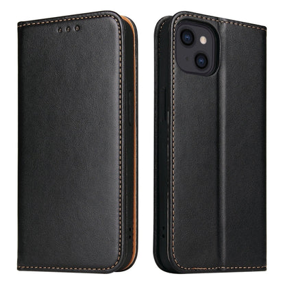 Fierre Shann PU Leather Texture Horizontal Flip Leather Case with Holder & Card Slots & Wallet, For iPhone 13 Pro Max, For iPhone 13 mini, For iPhone 13, For iPhone 13 Pro