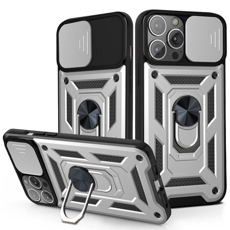 Sliding Camera Cover Design TPU+PC Protective Case, For iPhone 13 mini, For iPhone 13, For iPhone 13 Pro