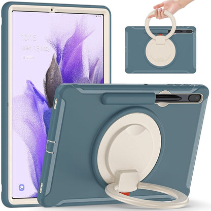 Shockproof TPU + PC Protective Case with 360 Degree Rotation Foldable Handle Grip Holder & Pen Slot, For Samsung Galaxy Tab S8+ / Tab S8 Plus /  Tab S7 FE / Tab S7+/S7 FE 12.4 inch T970, For Samsung Galaxy Tab S8 / Galaxy Tab S7 870