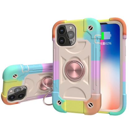 Shockproof Silicone + PC Protective Case with Dual-Ring Holder, For iPhone 13 Pro, For iPhone 13 Pro Max