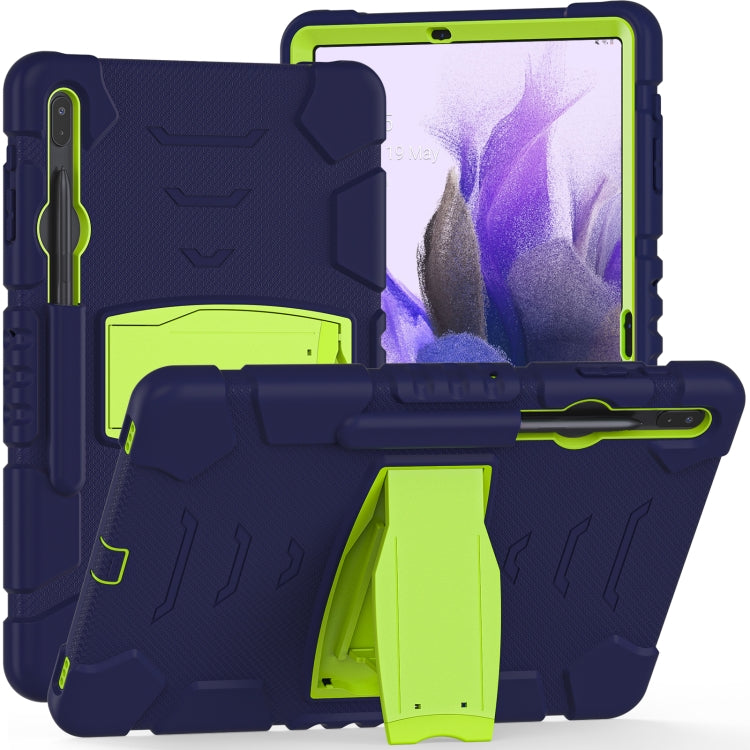 3-Layer Protection Screen Frame + PC + Silicone Shockproof Combination Case with Holder, For Samsung Galaxy Tab S7+/S7 FE 12.4 inch