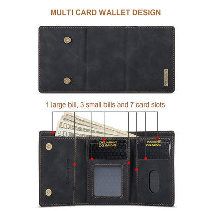 DG.MING M1 Series 3-Fold Multi Card Wallet  Back Cover Shockproof Case with Holder Function, For Samsung Galaxy S20 Ultra, For Samsung Galaxy S20+