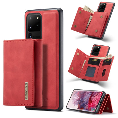 DG.MING M1 Series 3-Fold Multi Card Wallet  Back Cover Shockproof Case with Holder Function, For Samsung Galaxy S20 Ultra, For Samsung Galaxy S20+