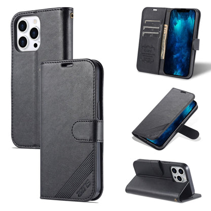 AZNS Sheepskin Texture Horizontal Flip Leather Case with Holder & Card Slots & Wallet, For iPhone 13, For iPhone 13 mini, For iPhone 13 Pro, For iPhone 13 Pro Max