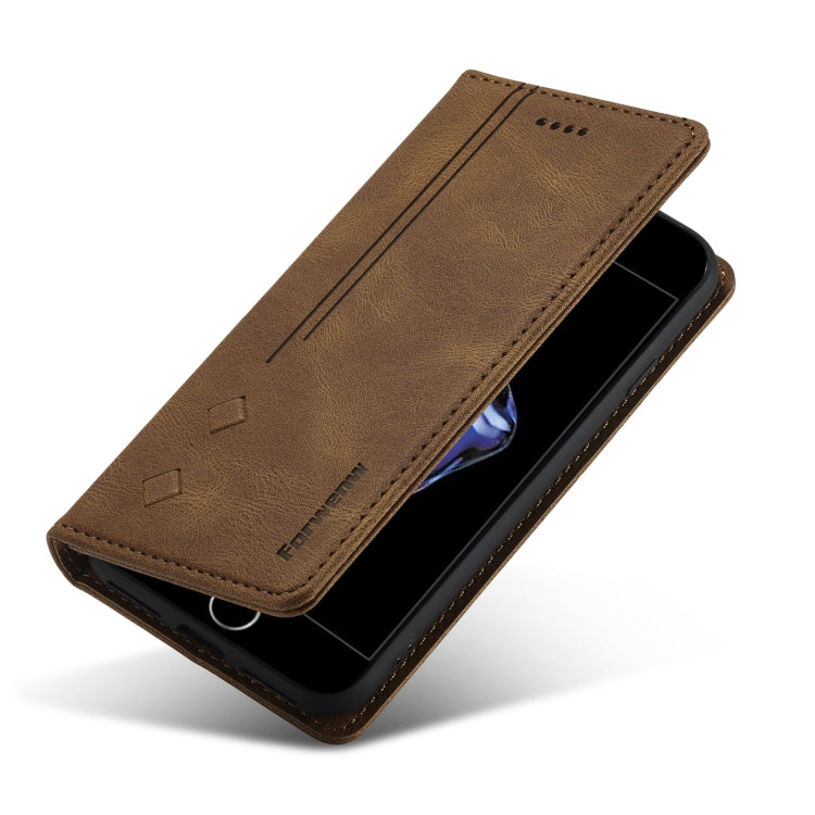 Forwenw F2 Series Magnetic Horizontal Flip Leather Case with Holder & Card Slots & Wallet, For iPhone 8 Plus / 7 Plus, For iPhone 11 Pro, For iPhone 11 Pro Max, For iPhone 12 mini, For iPhone 12 / 12 Pro, For iPhone 12 Pro Max