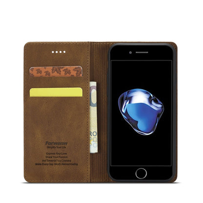 Forwenw F2 Series Magnetic Horizontal Flip Leather Case with Holder & Card Slots & Wallet, For iPhone 8 Plus / 7 Plus, For iPhone 11 Pro, For iPhone 11 Pro Max, For iPhone 12 mini, For iPhone 12 / 12 Pro, For iPhone 12 Pro Max