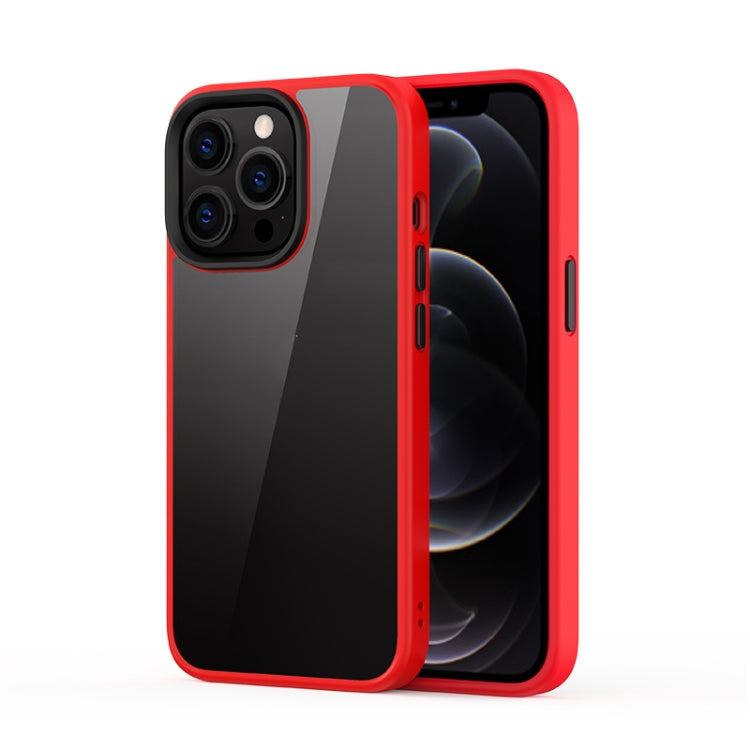 Ming Shield Hybrid Frosted Transparent PC + TPU Scratchproof Shockproof Case, For iPhone 13 mini, For iPhone 13, For iPhone 13 Pro