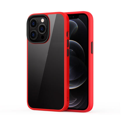 Ming Shield Hybrid Frosted Transparent PC + TPU Scratchproof Shockproof Case, For iPhone 13 mini, For iPhone 13, For iPhone 13 Pro