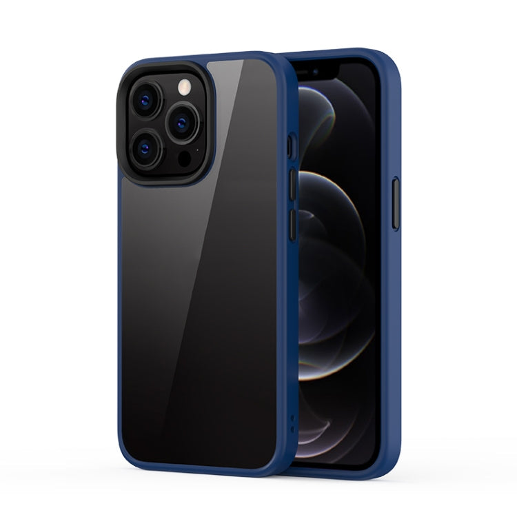 Ming Shield Hybrid Frosted Transparent PC + TPU Scratchproof Shockproof Case, For iPhone 13 mini, For iPhone 13, For iPhone 13 Pro
