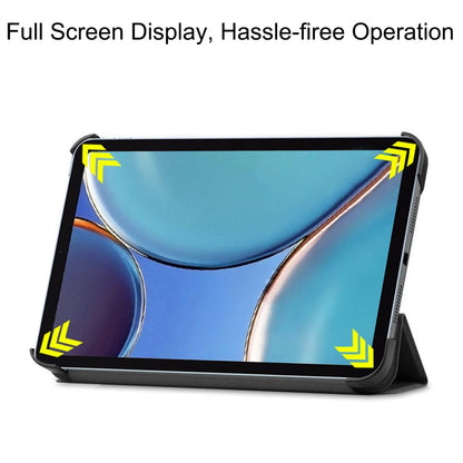 Custer Texture 3-Fold Holder Smart Leather Tablet Case, For iPad mini 6 / mini 2024, For iPad mini 6