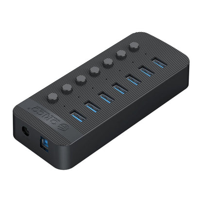 ORICO CT2U3-7AB-WH 7 In 1 Plastic Stripes Multi-Port USB HUB with Individual Switches,, CT2U3-7AB-BK AU Plug, CT2U3-7AB-WH AU Plug, CT2U3-7AB-BK UK Plug, CT2U3-7AB-WH UK Plug, CT2U3-7AB-BK EU Plug, CT2U3-7AB-WH EU Plug
