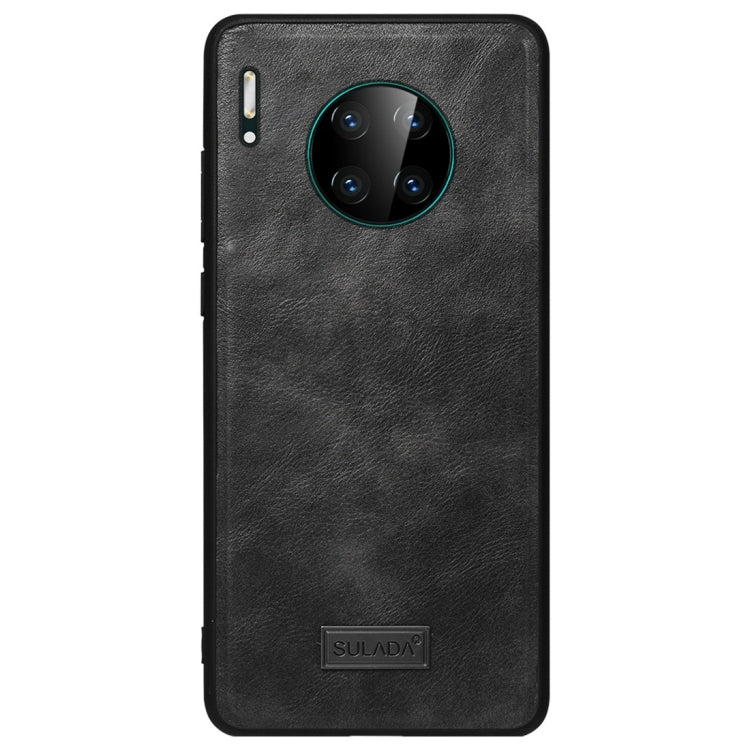 SULADA Shockproof TPU + Handmade Leather Protective Case, For Huawi Mate 30, For Huawi Mate 30 Pro, For Galaxy Note 10+
