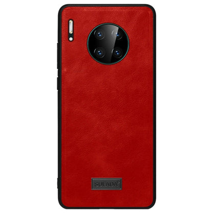 SULADA Shockproof TPU + Handmade Leather Protective Case, For Huawi Mate 30, For Huawi Mate 30 Pro, For Galaxy Note 10+