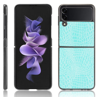 Shockproof Crocodile Texture PC + PU Case, For Google Pixel 5a 5G, For Samsung Galaxy Z Flip3 5G, For Samsung Galaxy Z Fold3 5G