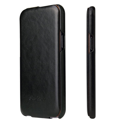 Fierre Shann Retro Oil Wax Texture Vertical Flip PU Leather Case, For iPhone 13 Pro Max, For iPhone 13 Pro, For iPhone 13, For iPhone 13 mini