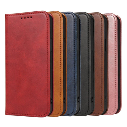 Calf Texture Magnetic Horizontal Flip Leather Case with Holder & Card Slots & Wallet, For iPhone 13 mini, For iPhone 13, For iPhone 13 Pro