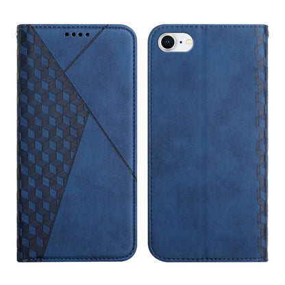 Diamond Pattern Splicing Skin Feel Magnetic Horizontal Flip Leather Case with Card Slots & Holder & Wallet, For iPhone XS Max, For iPhone SE 2022 / SE 2020 / 7 / 8 / 6, For iPhone 7 Plus / 8 Plus