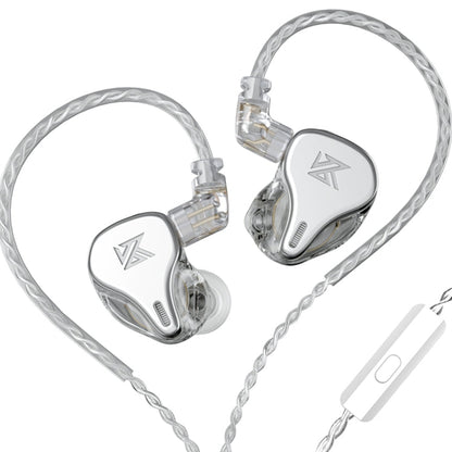 KZ DQ6 3-unit Dynamic HiFi In-Ear Wired Earphone, No Mic, With Mic