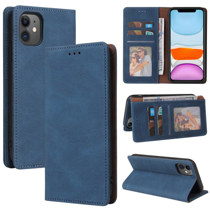 Simple Suction Closure Horizontal Flip Leather Case with Holder & Card Slot & Wallet, For iPhone 12 mini, For iPhone 11 Pro Max, For iPhone 11 Pro, For iPhone 11