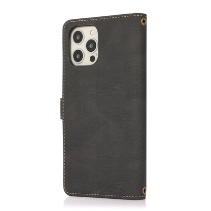 PU + TPU Horizontal Flip Leather Case with Holder & Card Slot & Wallet & Lanyard, For iPhone 12 mini, For iPhone 12 / 12 Pro, For iPhone 12 Pro Max, For iPhone 13 mini