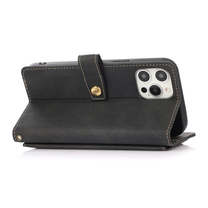 PU + TPU Horizontal Flip Leather Case with Holder & Card Slot & Wallet & Lanyard, For iPhone 12 mini, For iPhone 12 / 12 Pro, For iPhone 12 Pro Max, For iPhone 13 mini