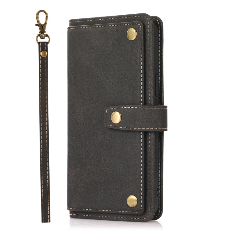 PU + TPU Horizontal Flip Leather Case with Holder & Card Slot & Wallet & Lanyard, For iPhone 13, For iPhone 13 Pro, For iPhone 13 Pro Max