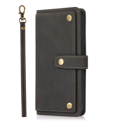 PU + TPU Horizontal Flip Leather Case with Holder & Card Slot & Wallet & Lanyard, For iPhone 13, For iPhone 13 Pro, For iPhone 13 Pro Max