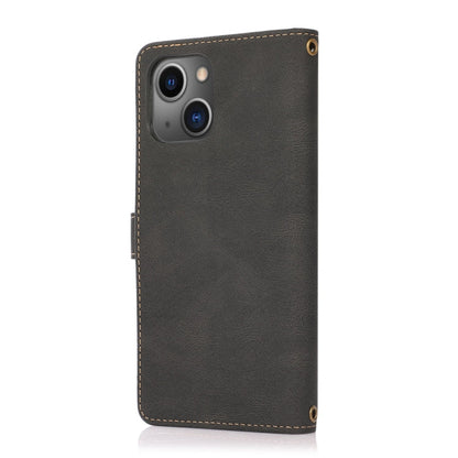 PU + TPU Horizontal Flip Leather Case with Holder & Card Slot & Wallet & Lanyard, For iPhone 13, For iPhone 13 Pro, For iPhone 13 Pro Max