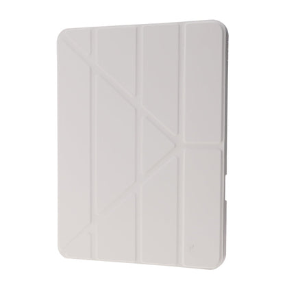 Deformation Transparent Acrylic Horizontal Flip PU Leather Case with Multi-folding Holder & Sleep / Wake-up Function & Pen Slot, For iPad Air 2022 / 2020 10.9, For iPad Pro 11.0 2021 / 2020 / 2018, For iPad 9.7 2017 / 2018 / Pro 9.7                    ...