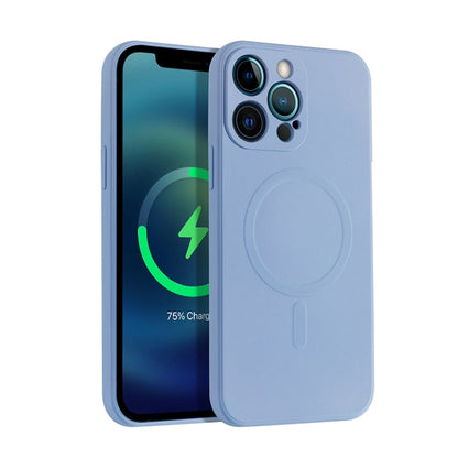 Liquid Silicone Full Coverage Shockproof Magsafe Case, For iPhone 13 Pro Max
