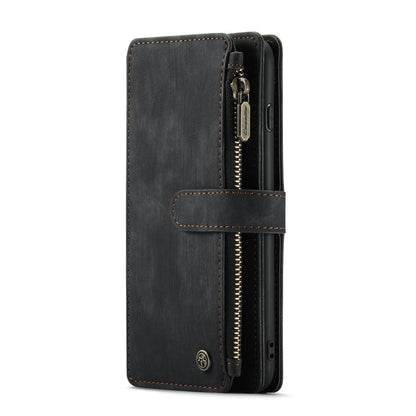 CaseMe-C30 PU + TPU Multifunctional Horizontal Flip Leather Case with Holder & Card Slot & Wallet & Zipper Pocket, For iPhone 8 Plus & 7 Plus & 6 Plus, For iPhone SE 2022 / SE 2020 / 8 / 7 / 6, For iPhone 11, For iPhone 11 Pro, For iPhone 11 Pro Max   ...