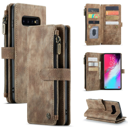 CaseMe-C30 PU + TPU Multifunctional Horizontal Flip Leather Case with Holder & Card Slot & Wallet & Zipper Pocket, For Samsung Galaxy S10+, For Samsung Galaxy S20 5G, For Samsung Galaxy S20+ 5G, For Samsung Galaxy S20 Ultra 5G, For Samsung Galaxy S20 F...