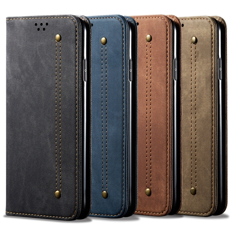 Denim Texture Casual Style Horizontal Flip Leather Case with Holder & Card Slots & Wallet, For iPhone 11 Pro Max, For iPhone 11 Pro, For iPhone 11, For iPhone X / XS, For iPhone XS Max, For Huawei Y9 (2019)