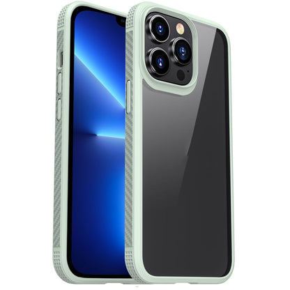 MG Series Carbon Fiber TPU + Clear PC Four-corner Airbag Shockproof Case, For iPhone 13 Pro, For iPhone 13 Pro Max
