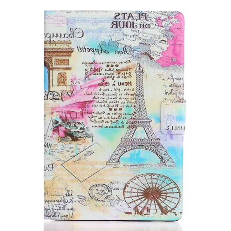 Coloured Drawing Horizontal Flip Leather Case with Holder & Card Slot & Sleep / Wake-up Function, For iPad mini 2024 / mini 6