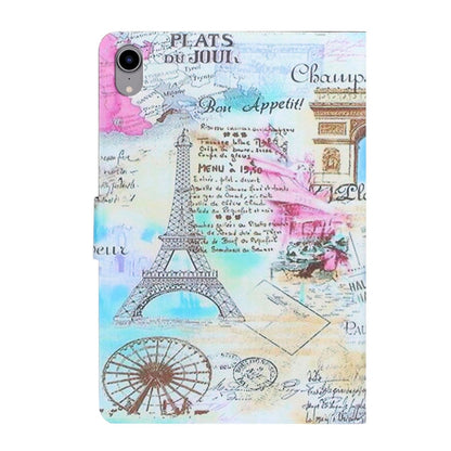 Coloured Drawing Horizontal Flip Leather Case with Holder & Card Slot & Sleep / Wake-up Function, For iPad mini 2024 / mini 6