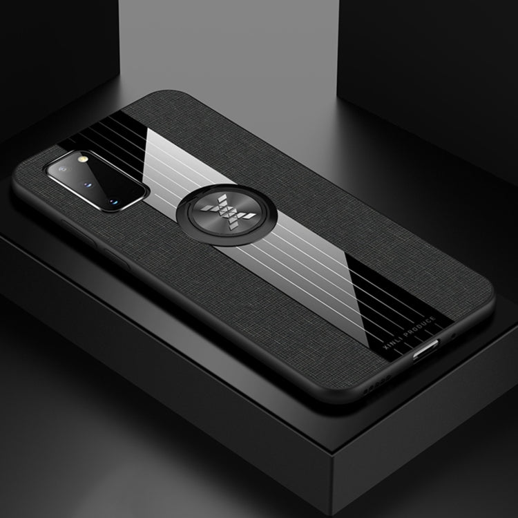 XINLI Stitching Cloth Textue Shockproof TPU Protective Case with Ring Holder, For Samsung Galaxy S20, For Samsung Galaxy S20 FE, For Samsung Galaxy S20+, For Samsung Galaxy S20 Ultra, For Samsung Galaxy S21 5G