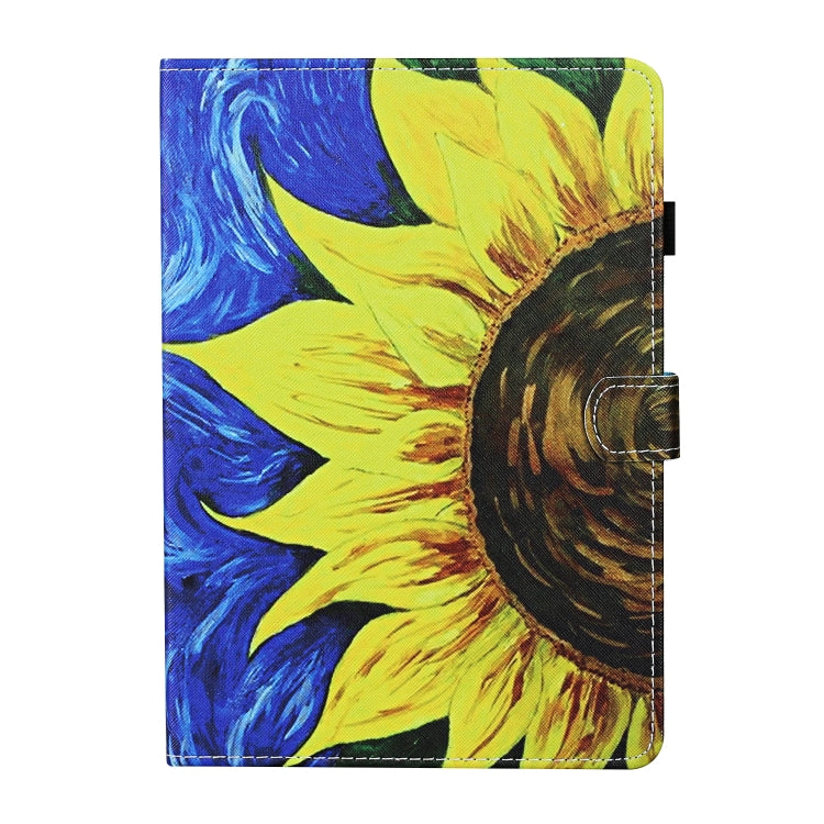 Coloured Drawing Stitching Horizontal Flip Leather Case with Holder & Card Slot & Sleep / Wake-up Function, For iPad mini 2024 / mini 6