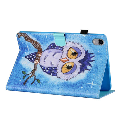Coloured Drawing Stitching Horizontal Flip Leather Case with Holder & Card Slot & Sleep / Wake-up Function, For iPad mini 2024 / mini 6